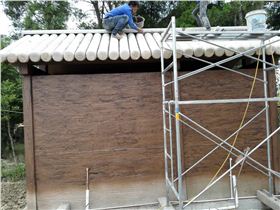 混凝土著色劑應(yīng)用于小屋